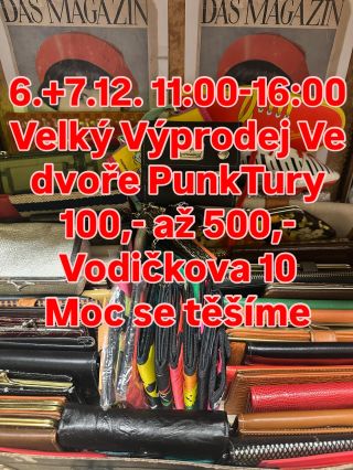 Ivet ko, @punktura můžu vzít na výprodej peněženky????? Zveme Vás už tuto sobotu a neděli na výprodej do dvora opravdového...
