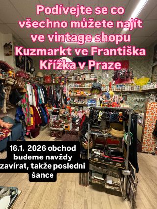 Poslední šance Františka Křížka 26, Praha 7 #praguevintagestore #prague #vintage