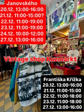 Vánoční otevírací doba #praguevintagestore #prague #vintage